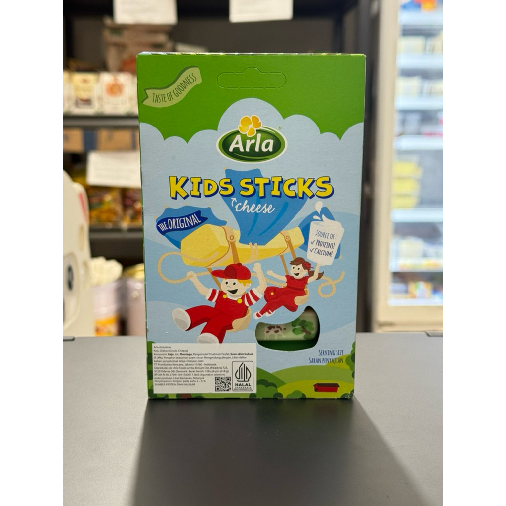 

ARLA KIDS STICKS CHEESE (6pcs x 18gr) 108gr - INSTANT ONLY