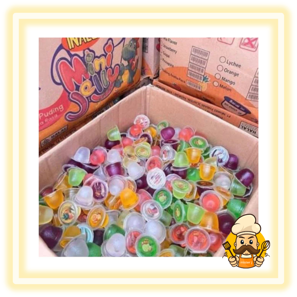 

JELLY INACO MIX FRUIT 10KG 1 DUS Exp 8-2026 | Jelly Curah | FREE BUBLE WRAP | Inaco Jelly kemasan 10KG 1 DUS