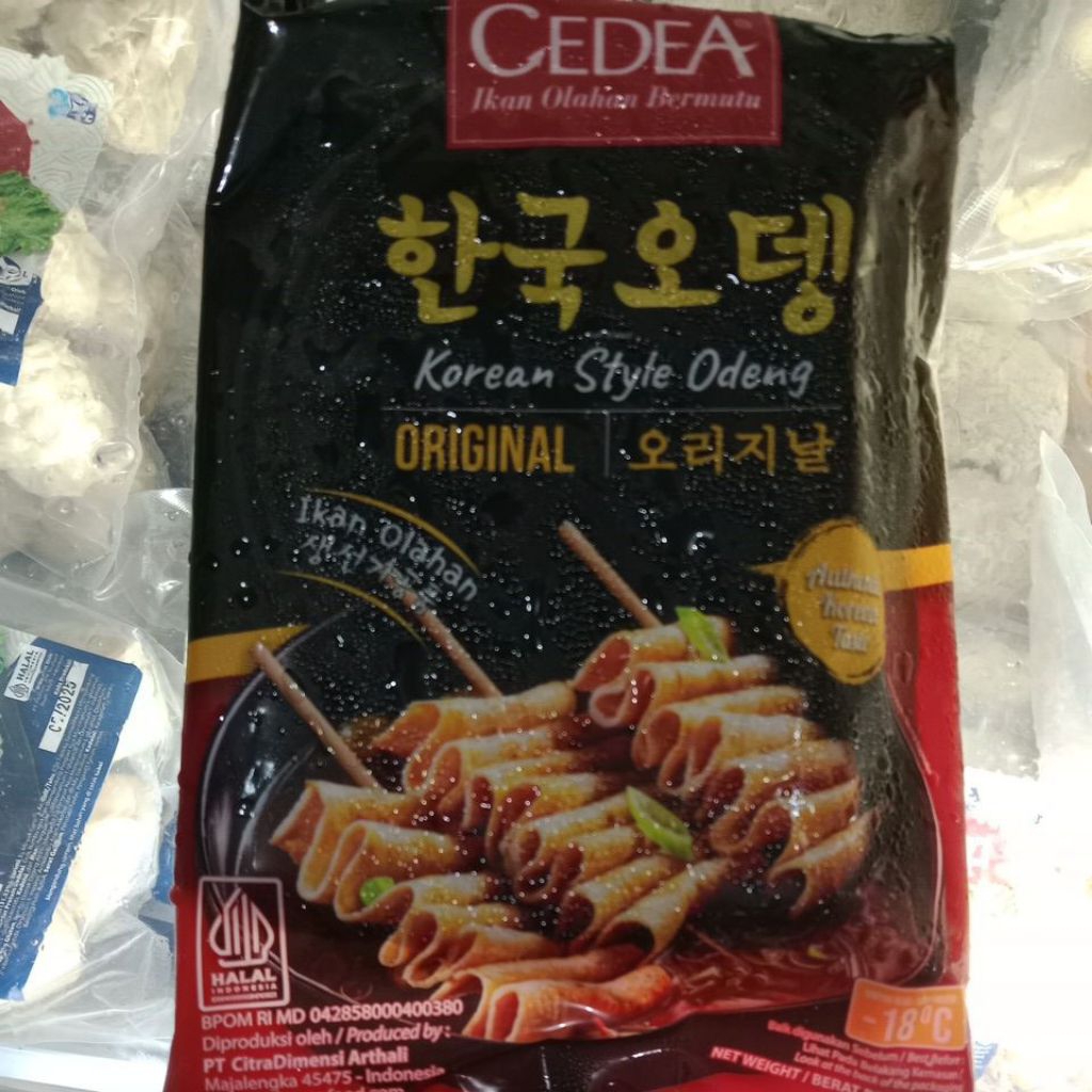 

Cedea Odeng Korean Style Ori 480gr