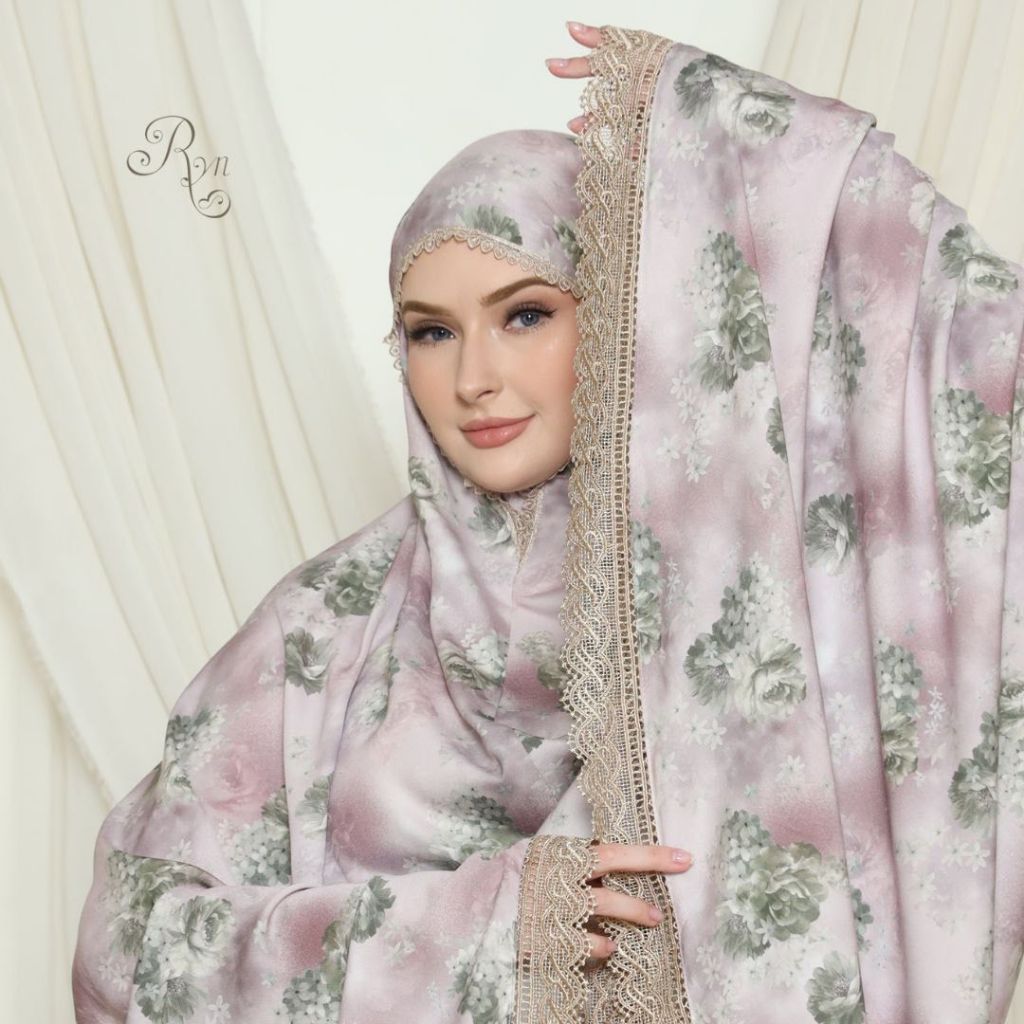 Mukena Rayon Jumbo Premium Mukena Travel Dewasa Mukena RYN Rayyan Ori Original 100% Rayon Viscose Tw