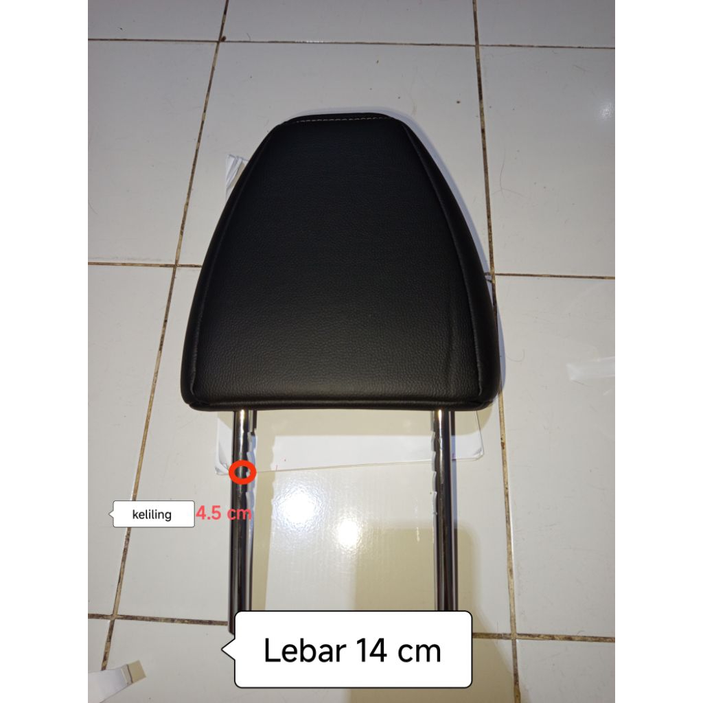 Headrest Depan Fortuner/Innova reborn/universal