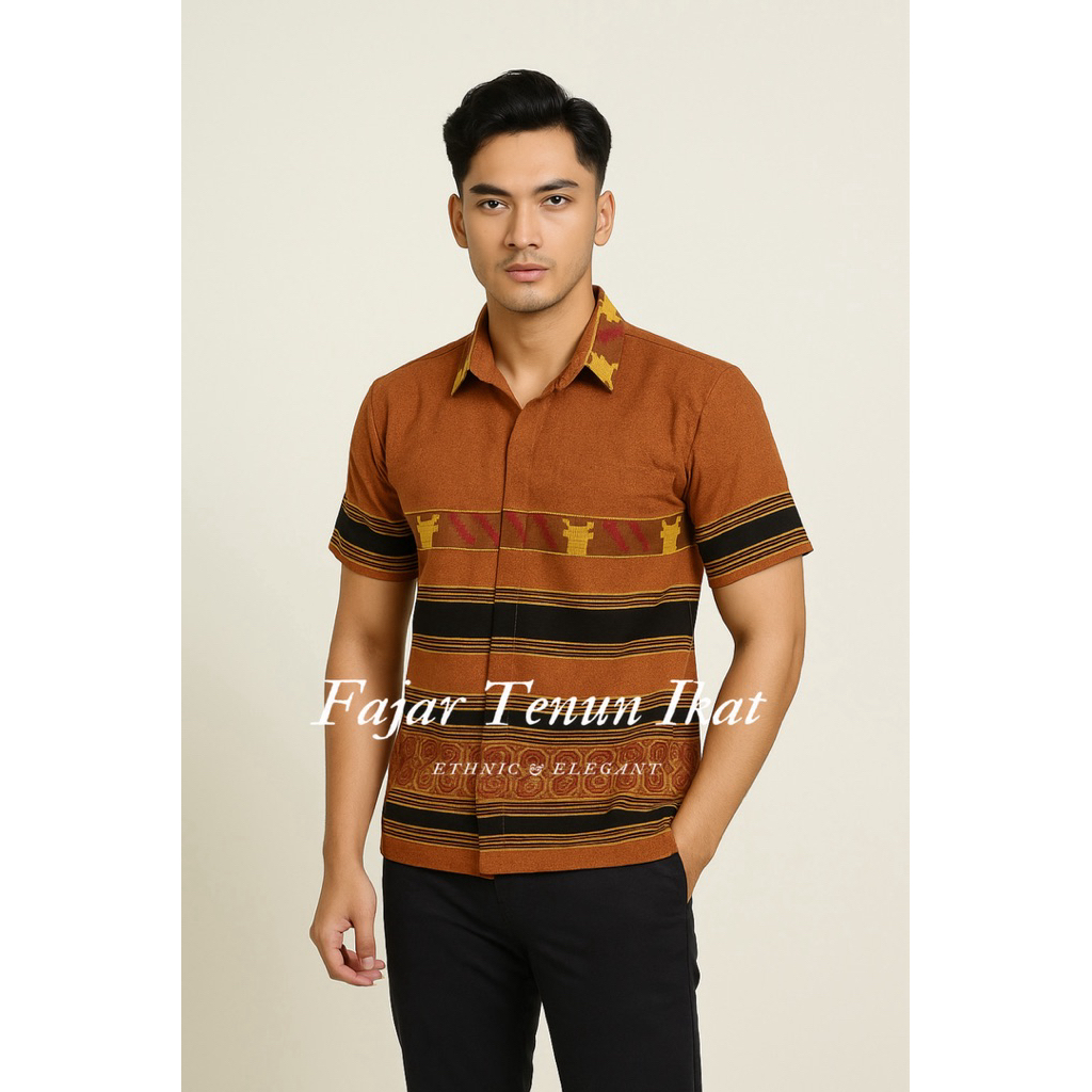 Kemeja Tenun Toraja Pria / Kemeja Tenun Pria
