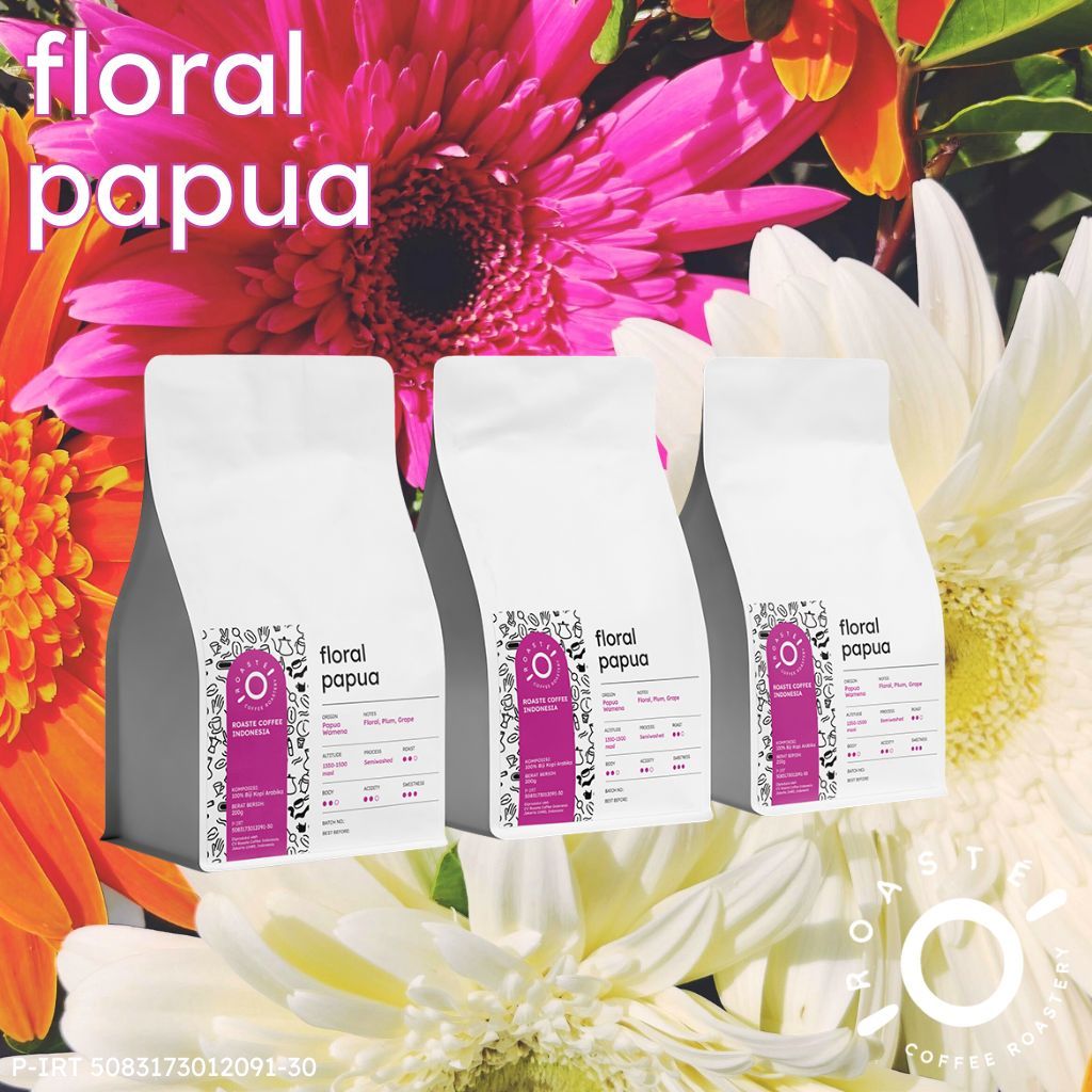 

Floral Papua 200 gr - Kopi Coffee Arabica Espresso V60