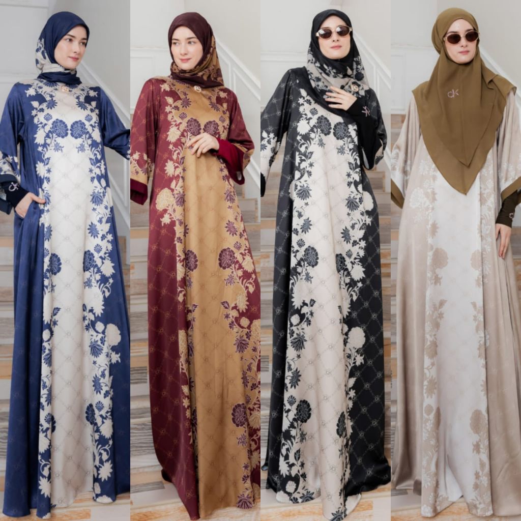 Rana Series Gamis set Hijab original by Chika |farghani