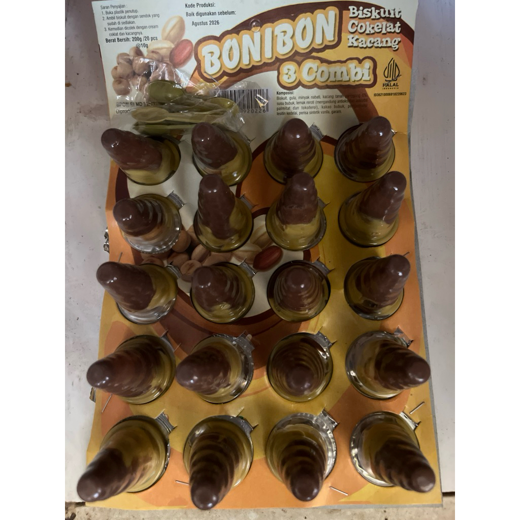 

Biskuit cokelat kacang - Bonibon 3 Combi