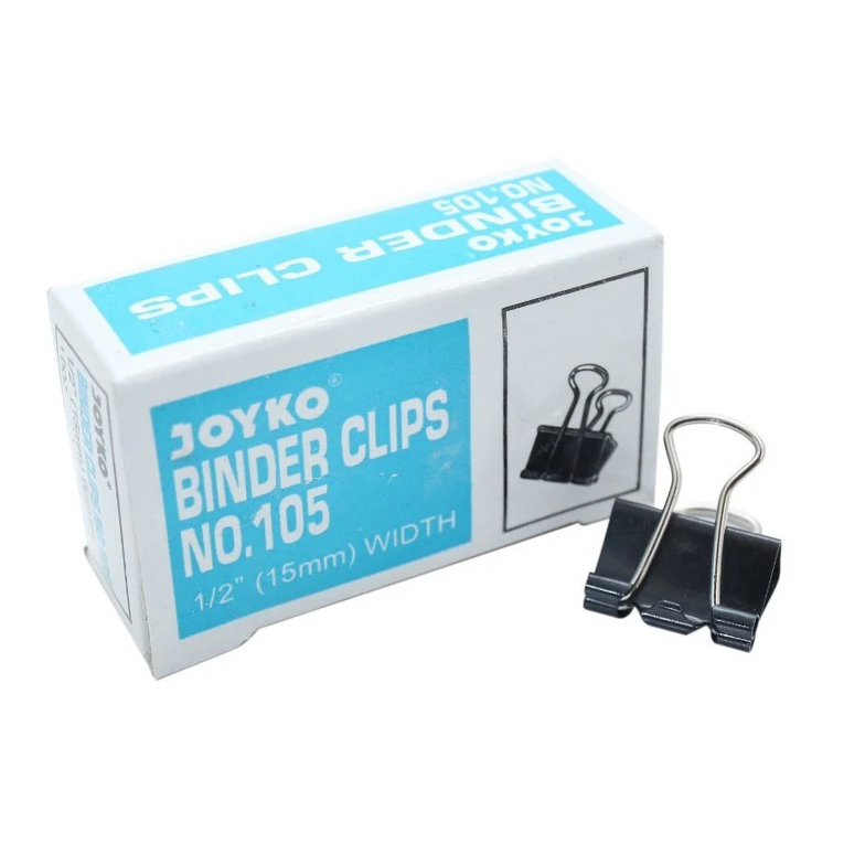 

Joyko Binder Clip Penjepit Kertas No.105 (isi 12 pcs)
