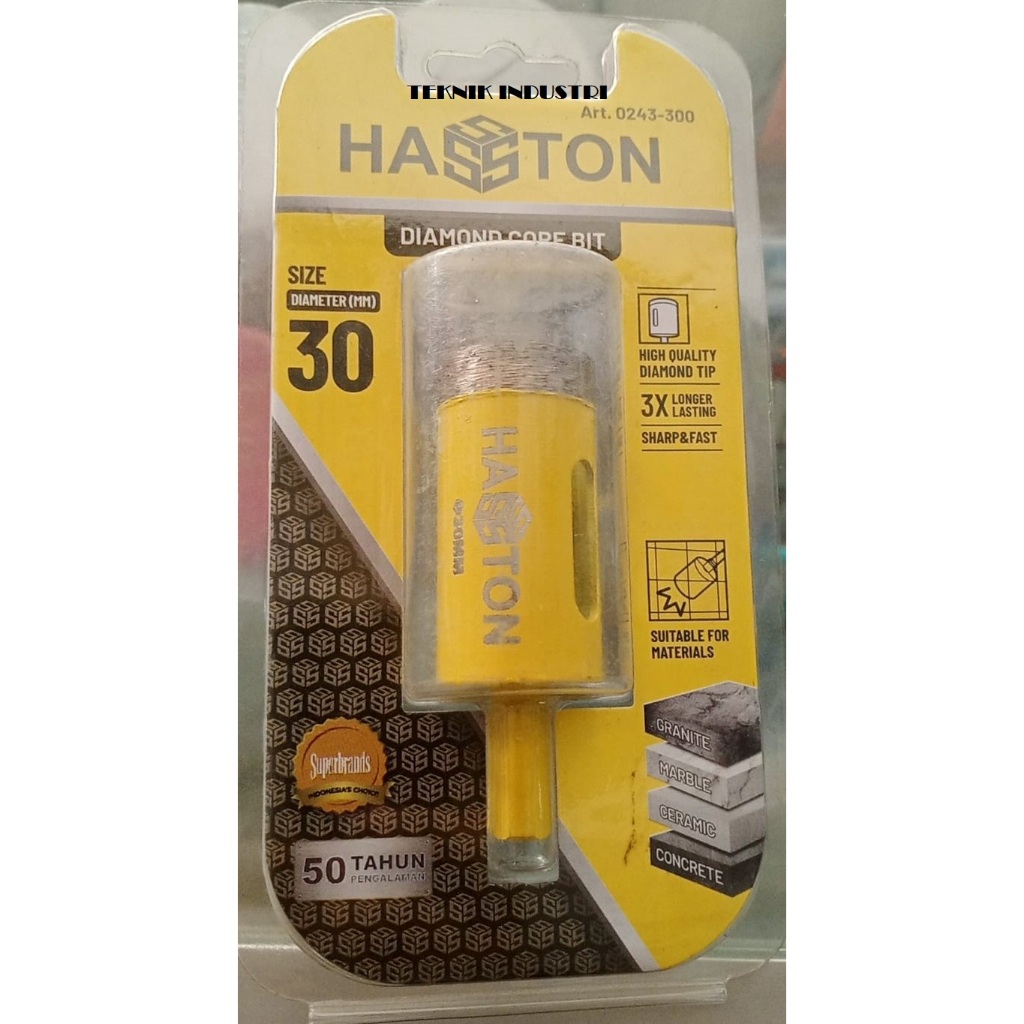 HASSTON Mata Bor Granit HASSTON 30 mm - Diamond Core Drill Bit