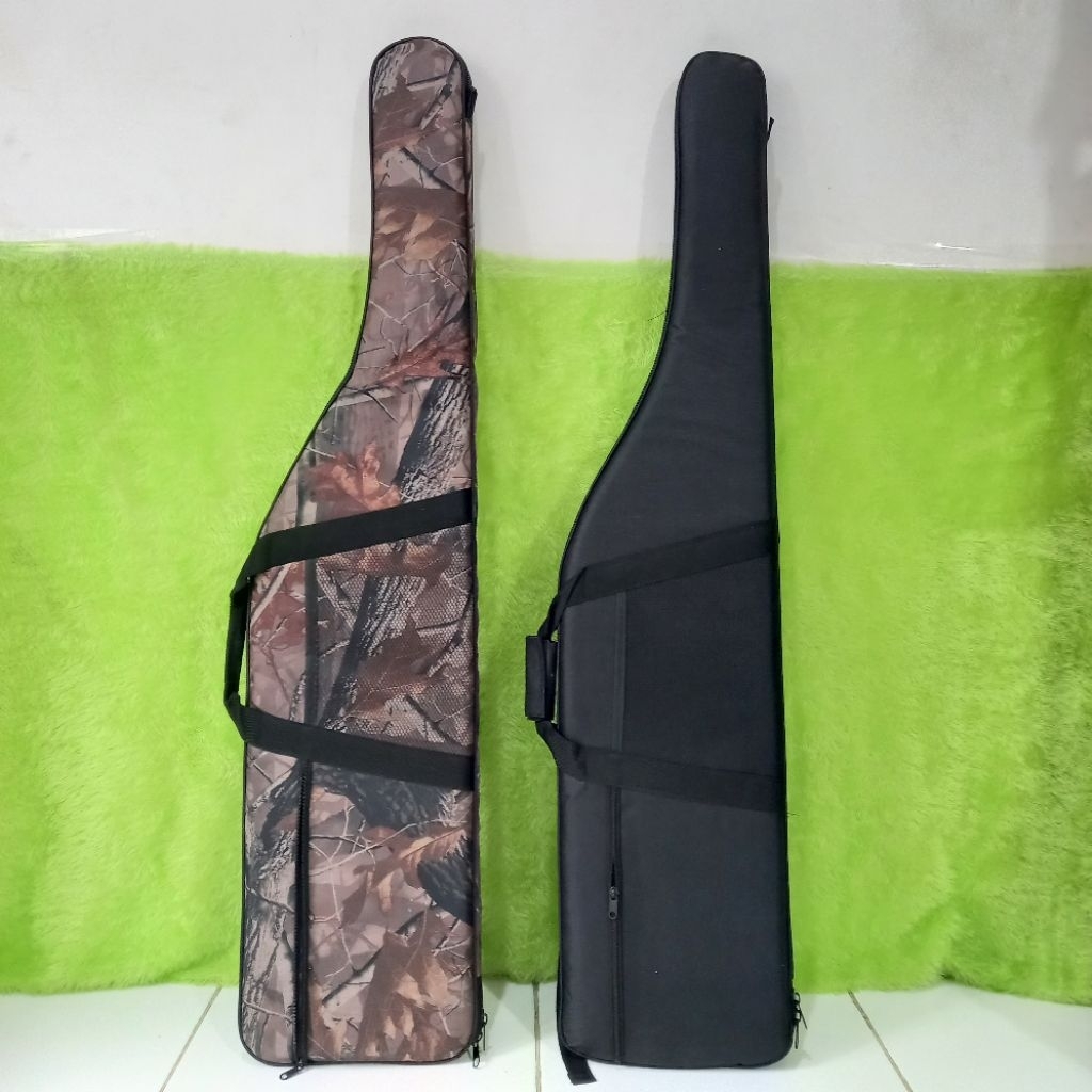 Tas hunting camo hitam saku 1