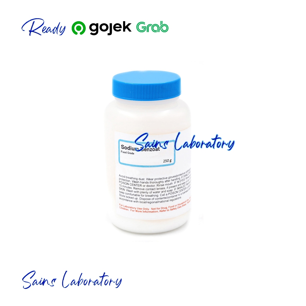

Sodium Benzoat Natrium Benzoat Benzoate Pengawet Makanan Food Grade Halal 250 gr