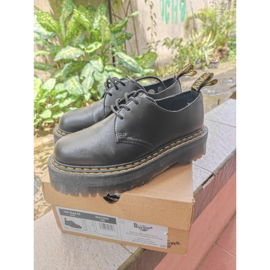 Dr martens 1461 Quad Double stitch size 6uk like new