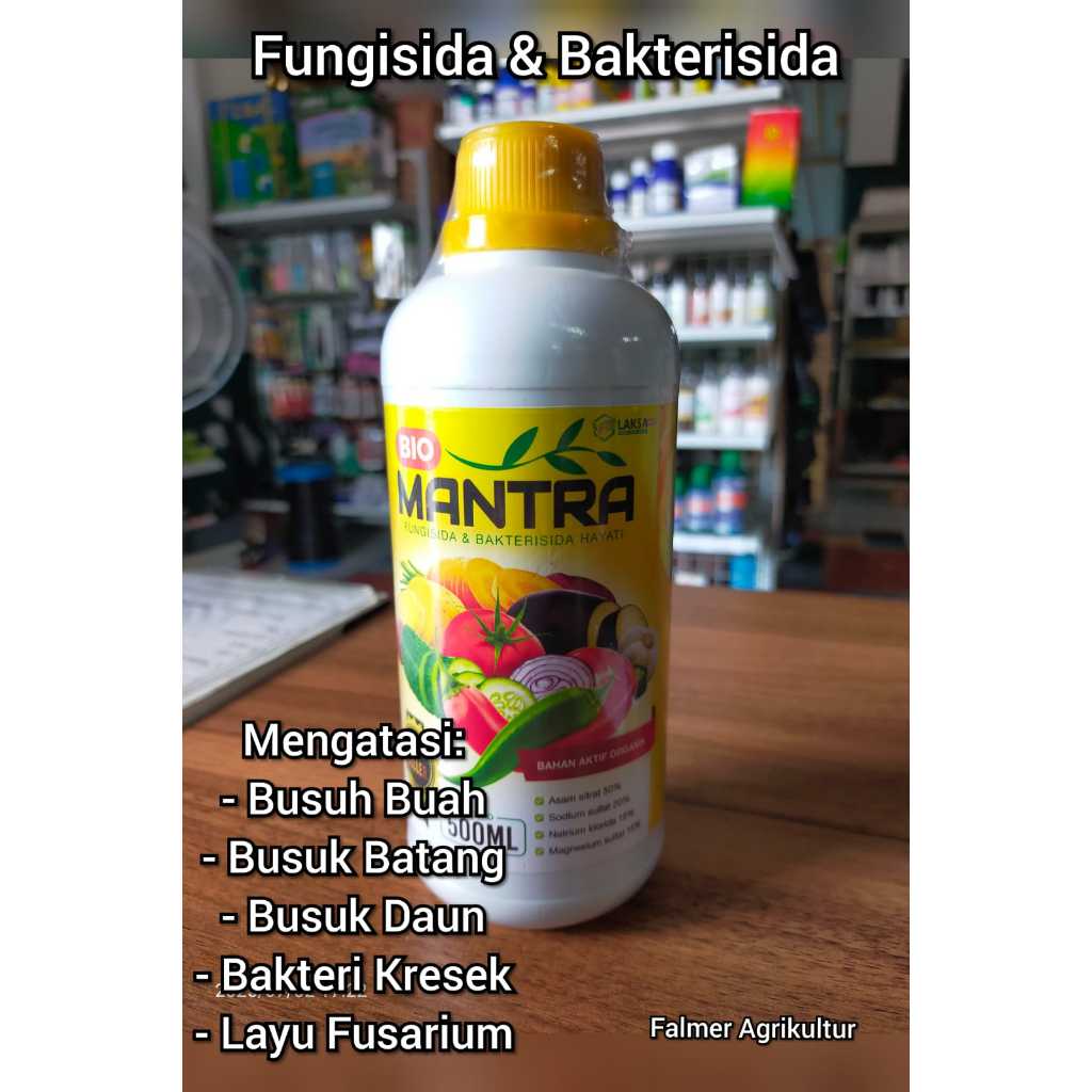 Fungisida & Bakterisida Nabati BIO MANTRA BIOMANTRA kemasan 500 ml