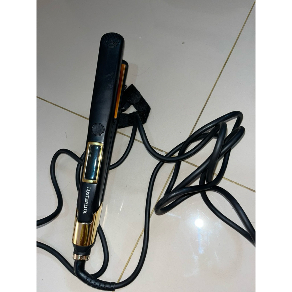 Preloved Catokan Lusterlux Flat Iron (catokan lurus&curly)