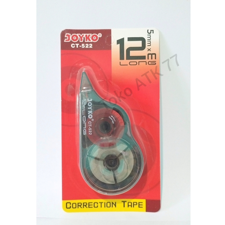 

Tipe X Kertas Correction Tape Joyko CT 522 12m Bagus Murah READY STOCK