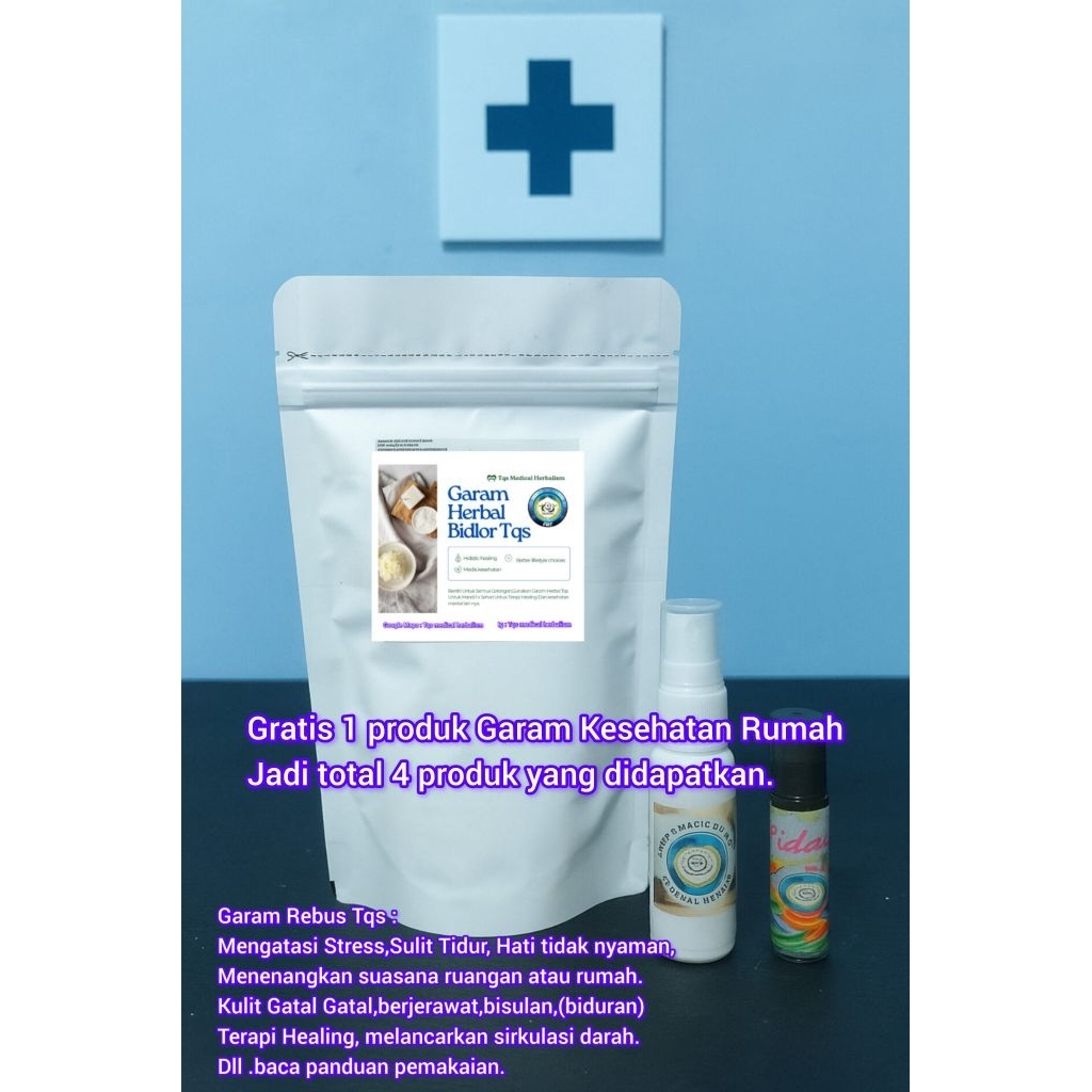 

Paket Garam Herbal Bidlor Gratis 4 Item herbal sekaligus.