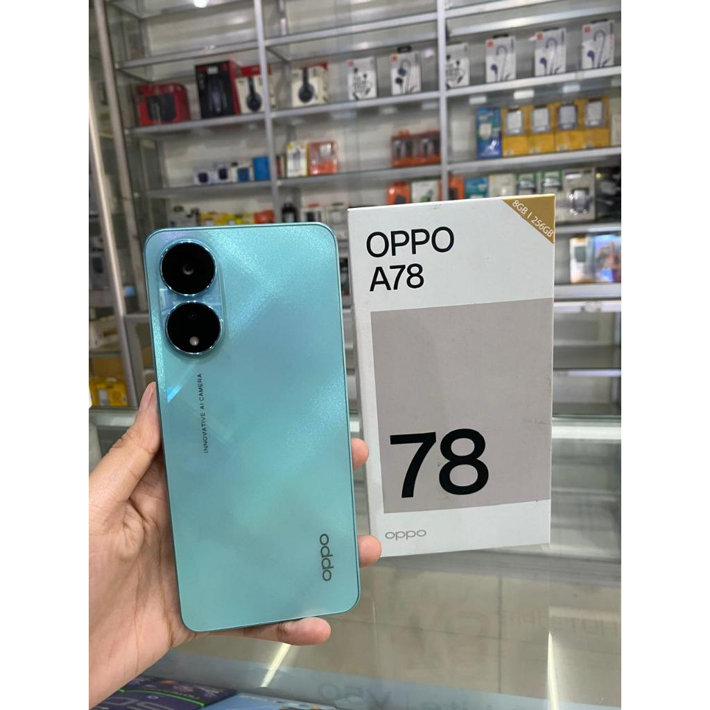 OPPO A78 4G 8/256GB 8 256 SECOND SEKEN BEKAS RAM 8 INTERNAL 256