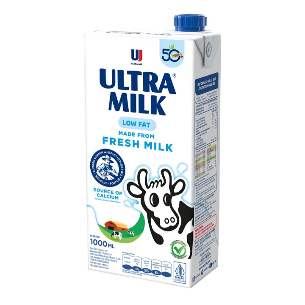 

Ultra Milk Susu UHT Cokelat Kotak 1000 ml