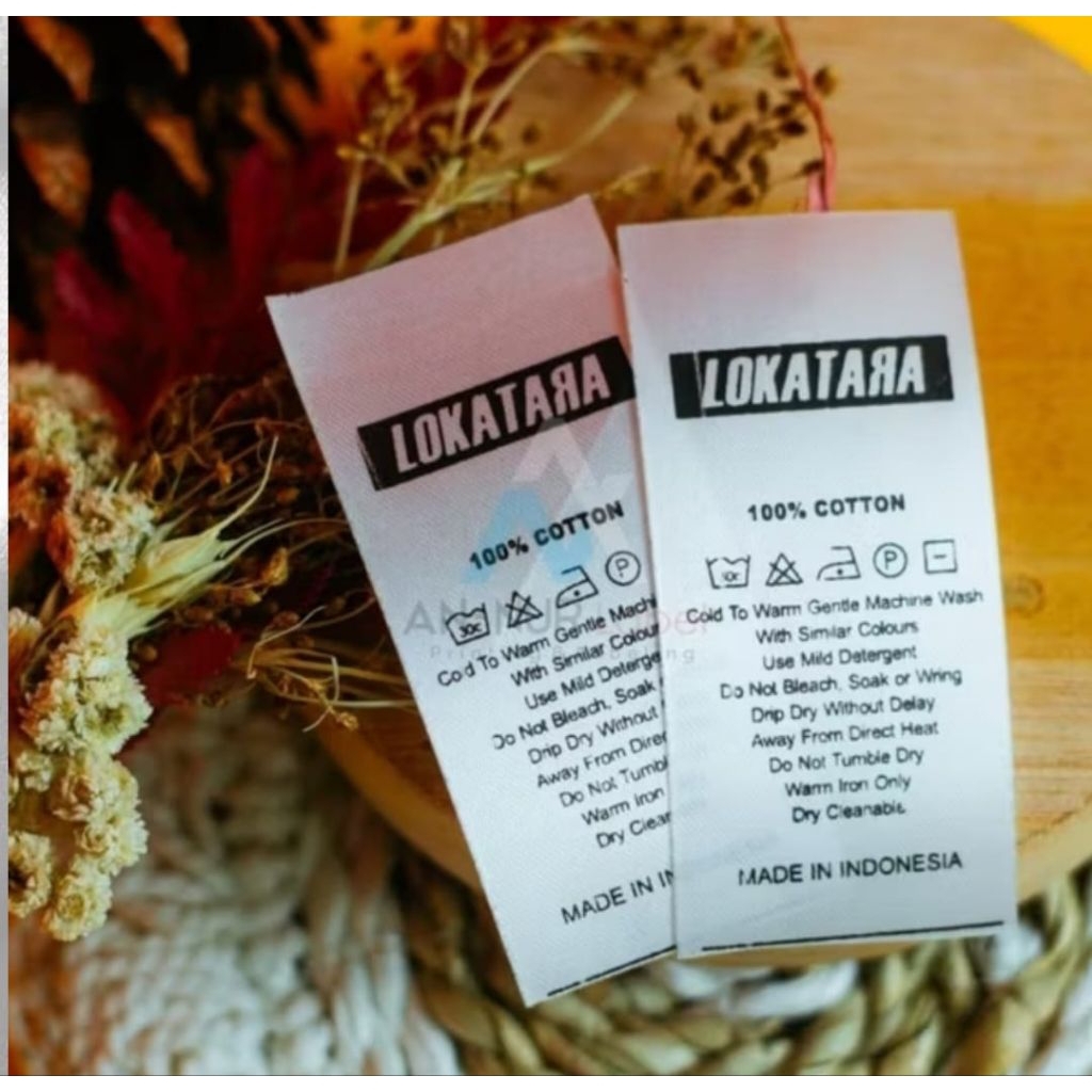 

LABEL PAKAIAN CUSTOM / LABEL BAJU / LABEL CELANA