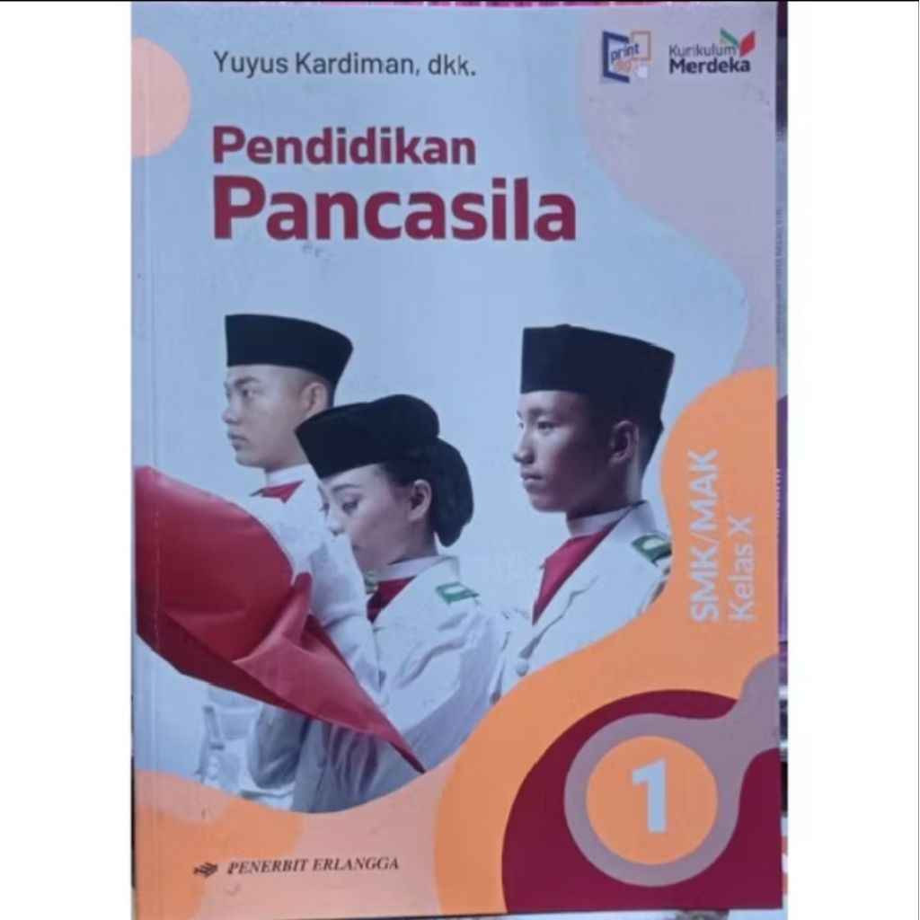 BUKU PKN UNTUK KELAS 10 SMK/MAK (BEKAS)