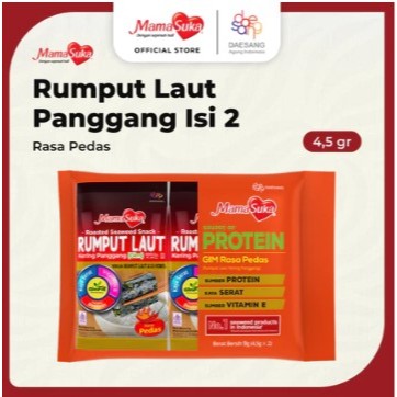 

MamaSuka - Rumput Laut Panggang Pedas Isi 2 @4,5 gr