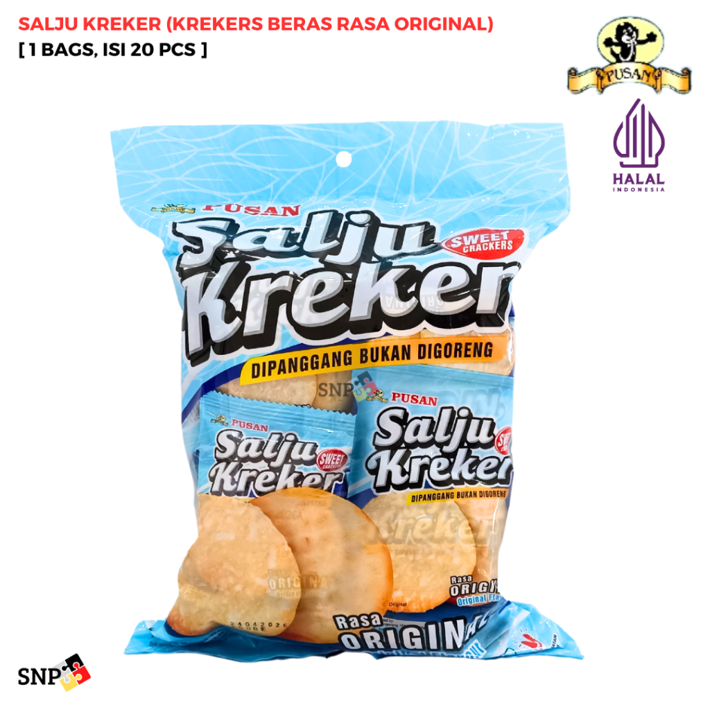 

PUSAN SNACK SALJU KREKER RASA ORIGINAL 200 GRAM