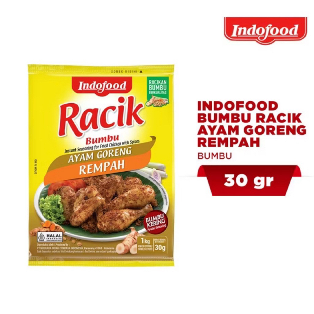 

Racik Bumbu Ayam Goreng Rempah 30gr