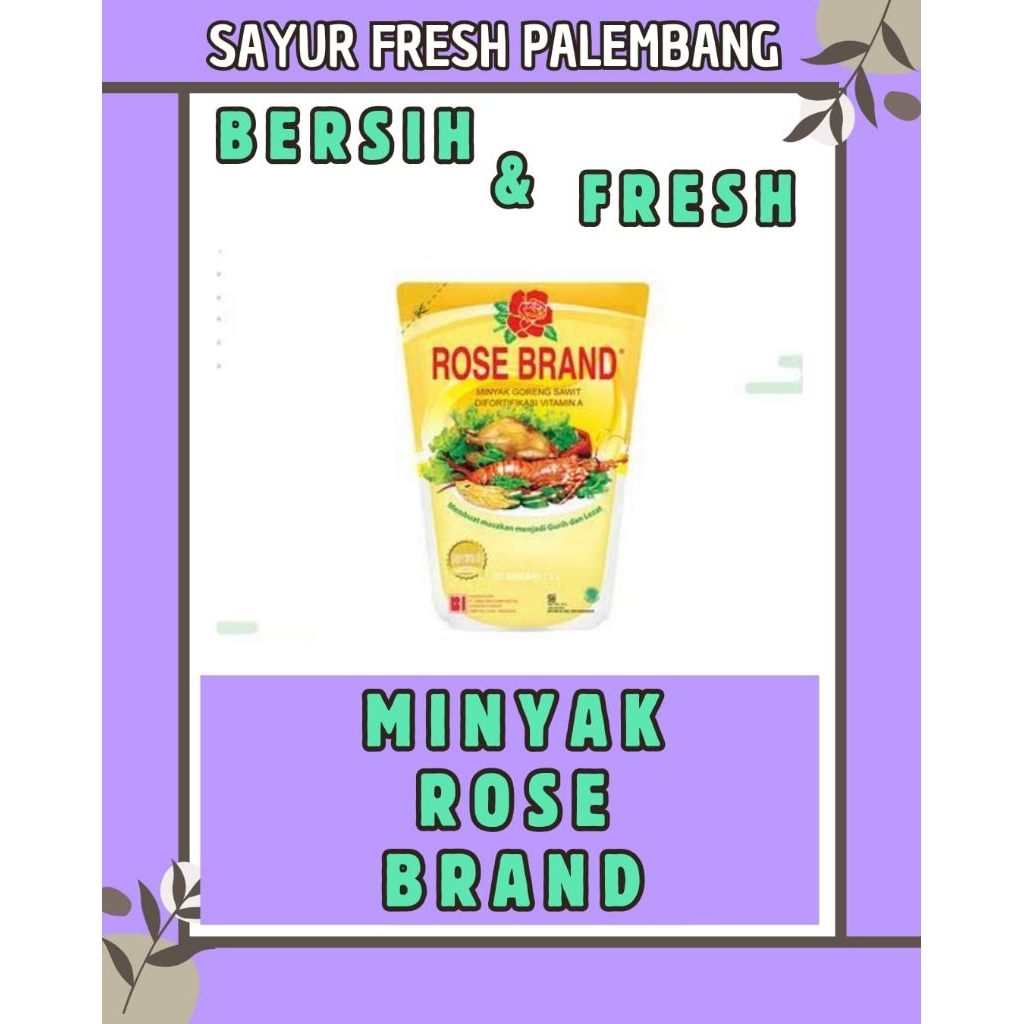 

MINYAK GORENG ROSE BRAND 1 LITER - INSTAN PALEMBANG