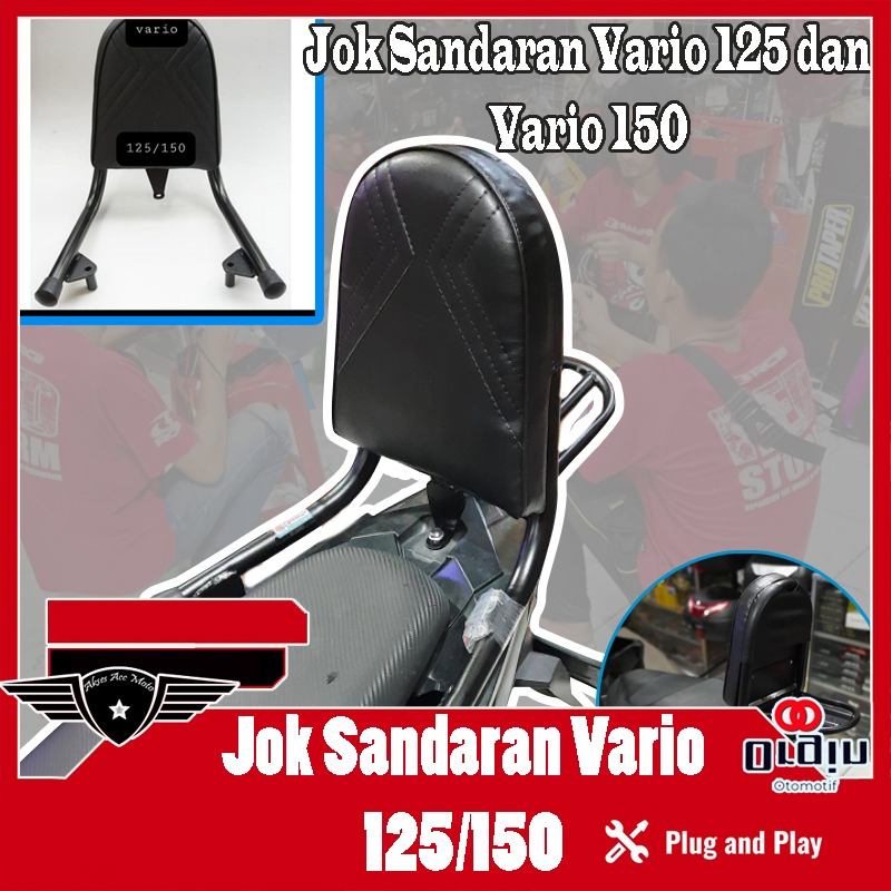 Sandaran Senderan Jok Motor Vario 125 150 pnp