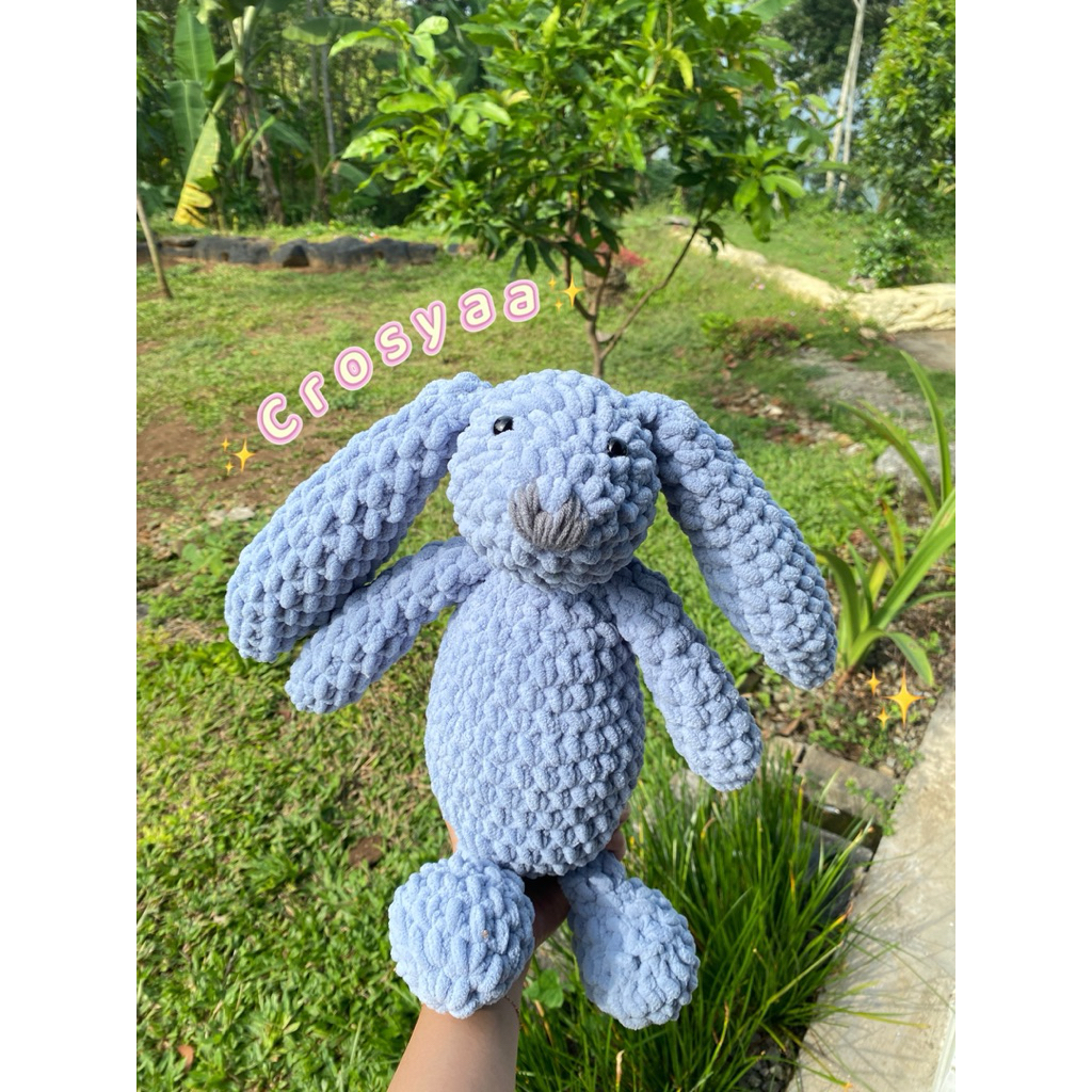 BONEKA KELINCI RAJUT /BONEKA CROCHET/ BONEKA KELINCI JUMBO/ BONEKA RAJUT