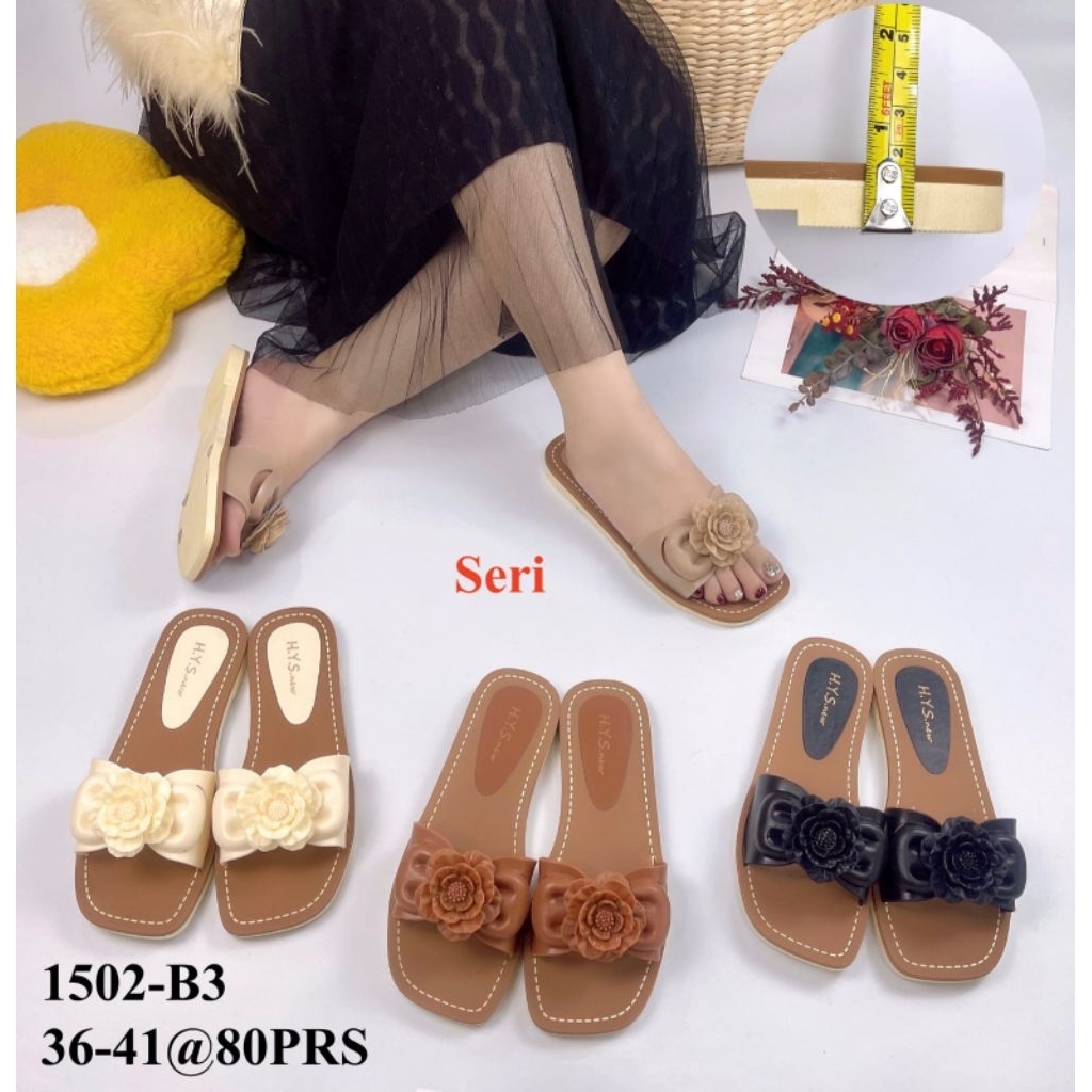 sandal karet' HYS new