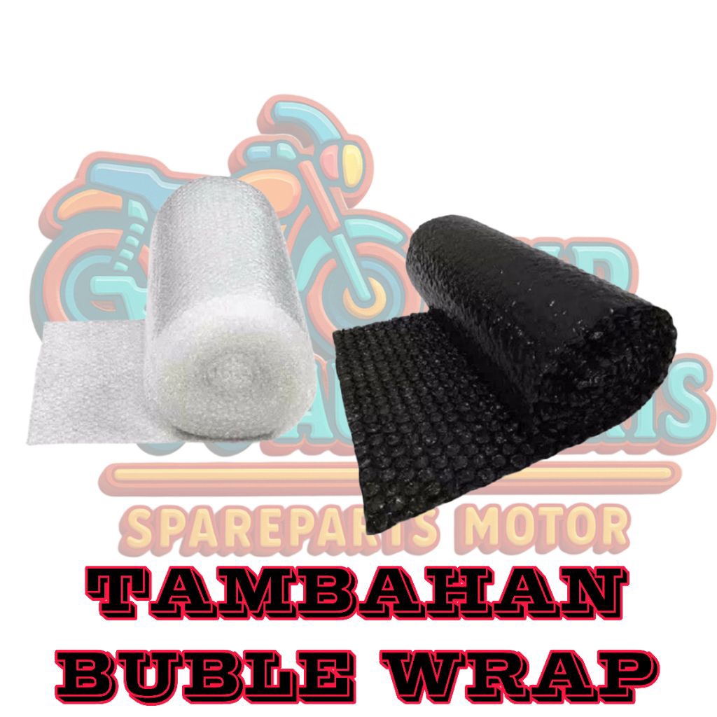 

TAMBAHAN EXTRA BUBLE WRAP UNTUK BARANG TETAP AMAN