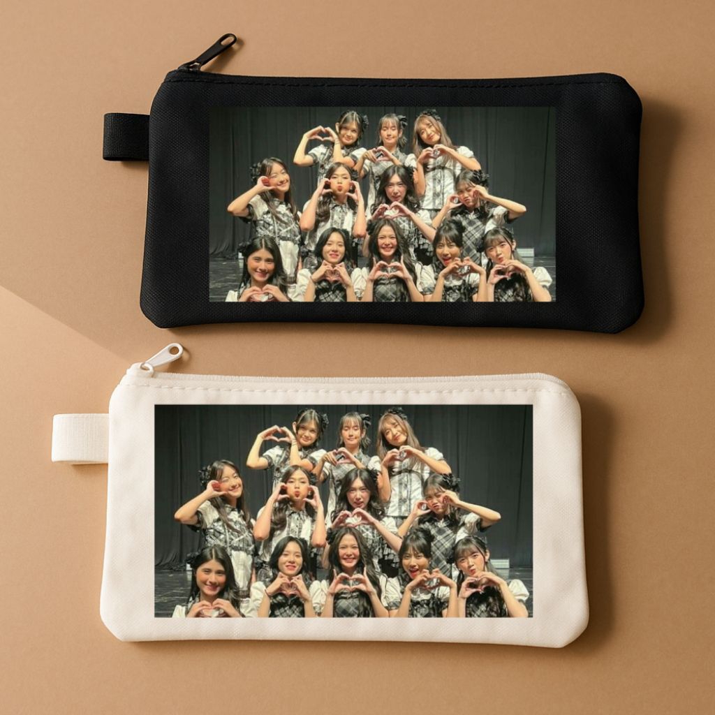 

Tempat pensil JKT48/Tepak kanvas premium/Tempat alat tulis/Tempat kosmetik/Tempat hp/Tempat dokumen kartu/Pouch jkt48 gen 7