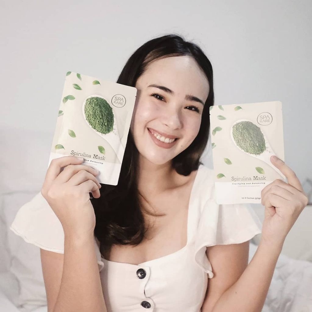 Spakare Maskeran Spirulina Produk Baru Tiens Original