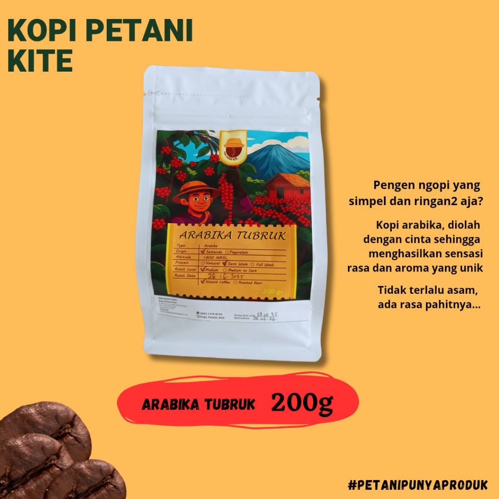 

Kopi Arabika Tubruk
