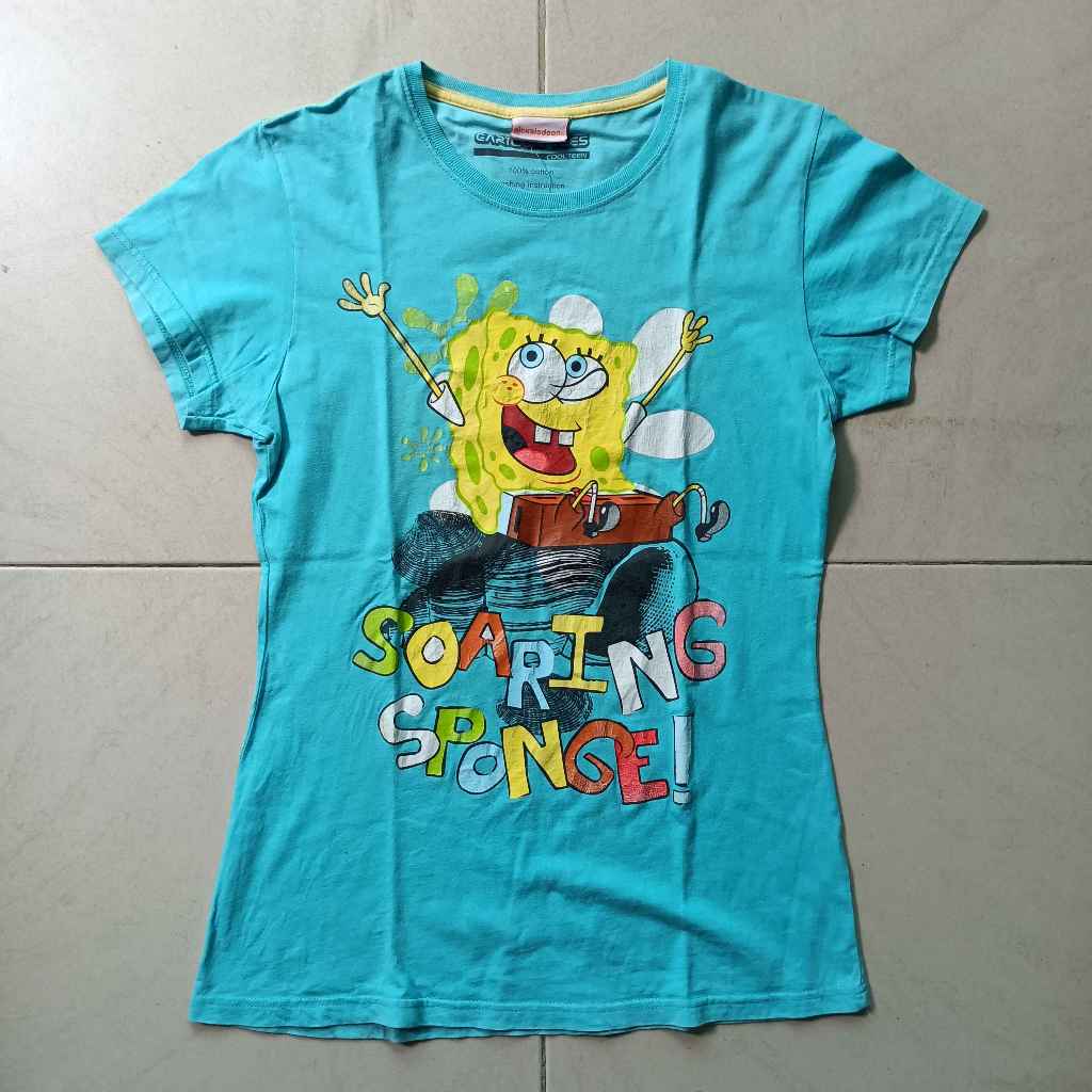 Kaos Spongebob Squarepants Official Nickelodeon Second Original