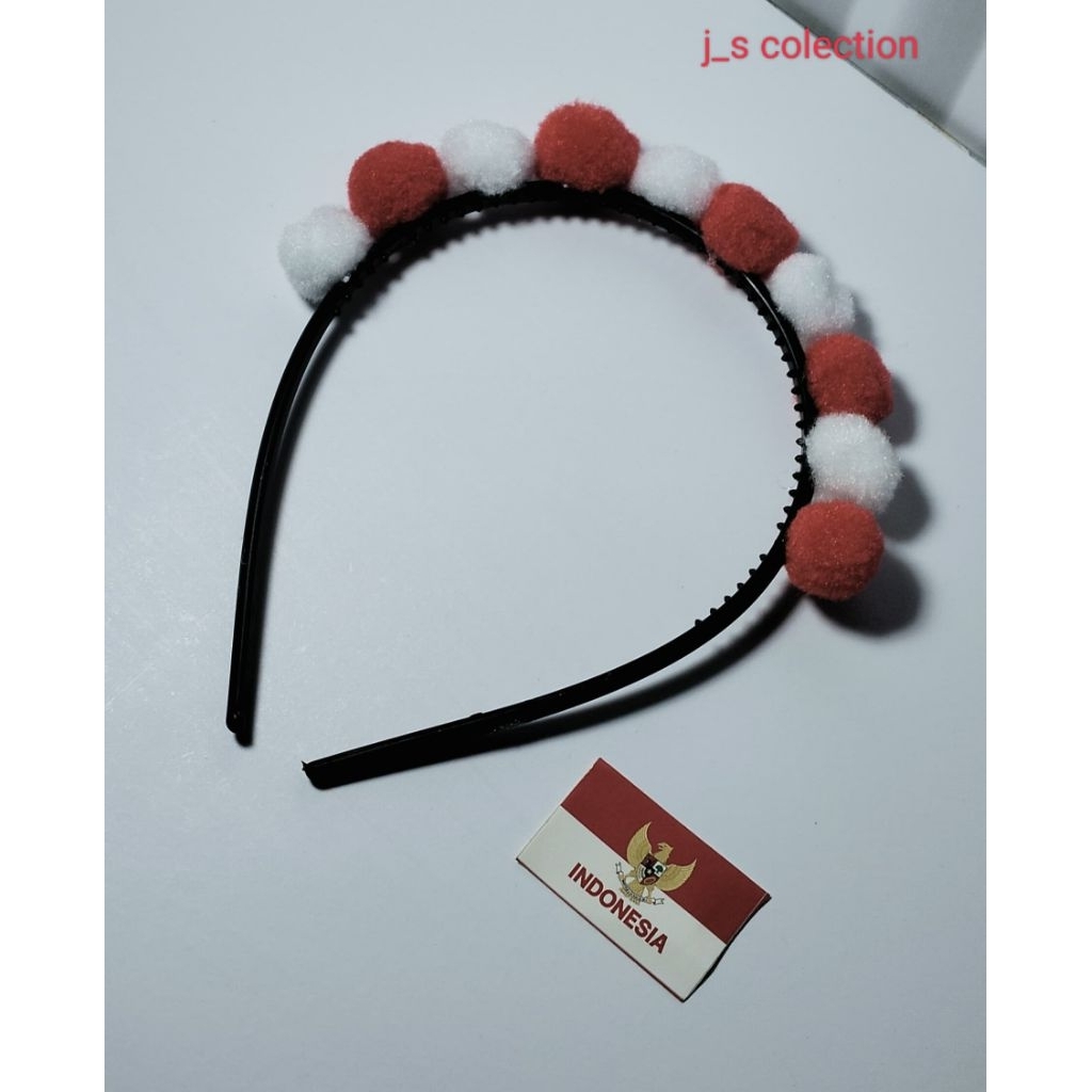 BANDO POM POM MERAH PUTIH