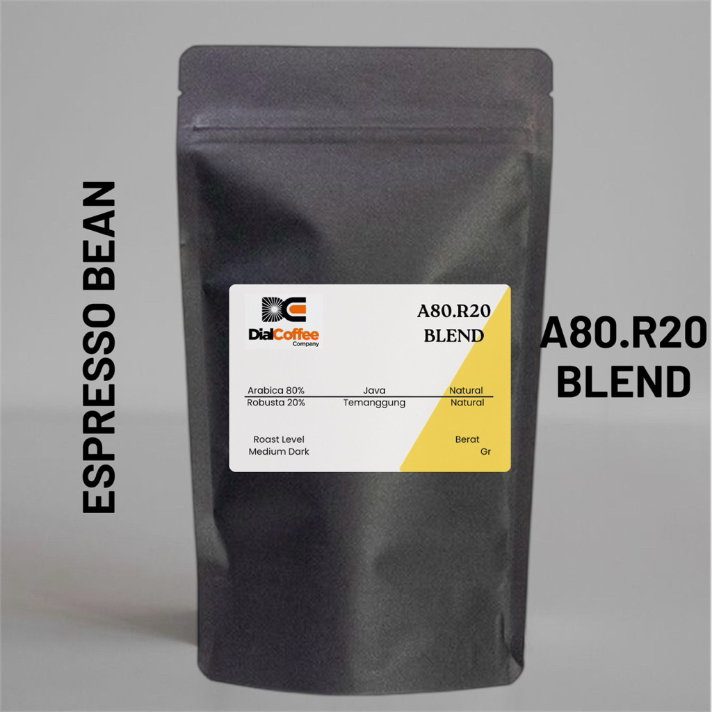 

Biji Kopi Bubuk Espresso Custom Blend 80:20 Arabica Robusta Roasted Beans Kopi Susu blend 1 kg 1kg