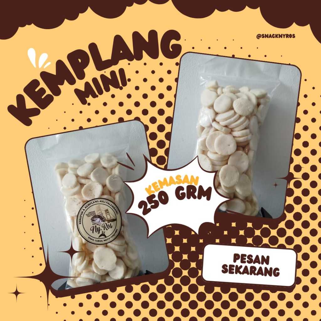 

Kemplang Mini Asli Palembang 250 grm