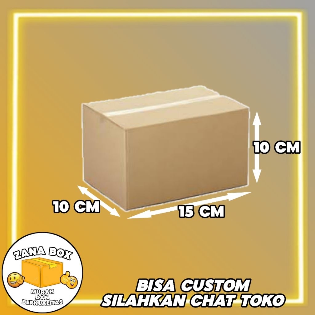 

kardus packing ukuran 15x10x10