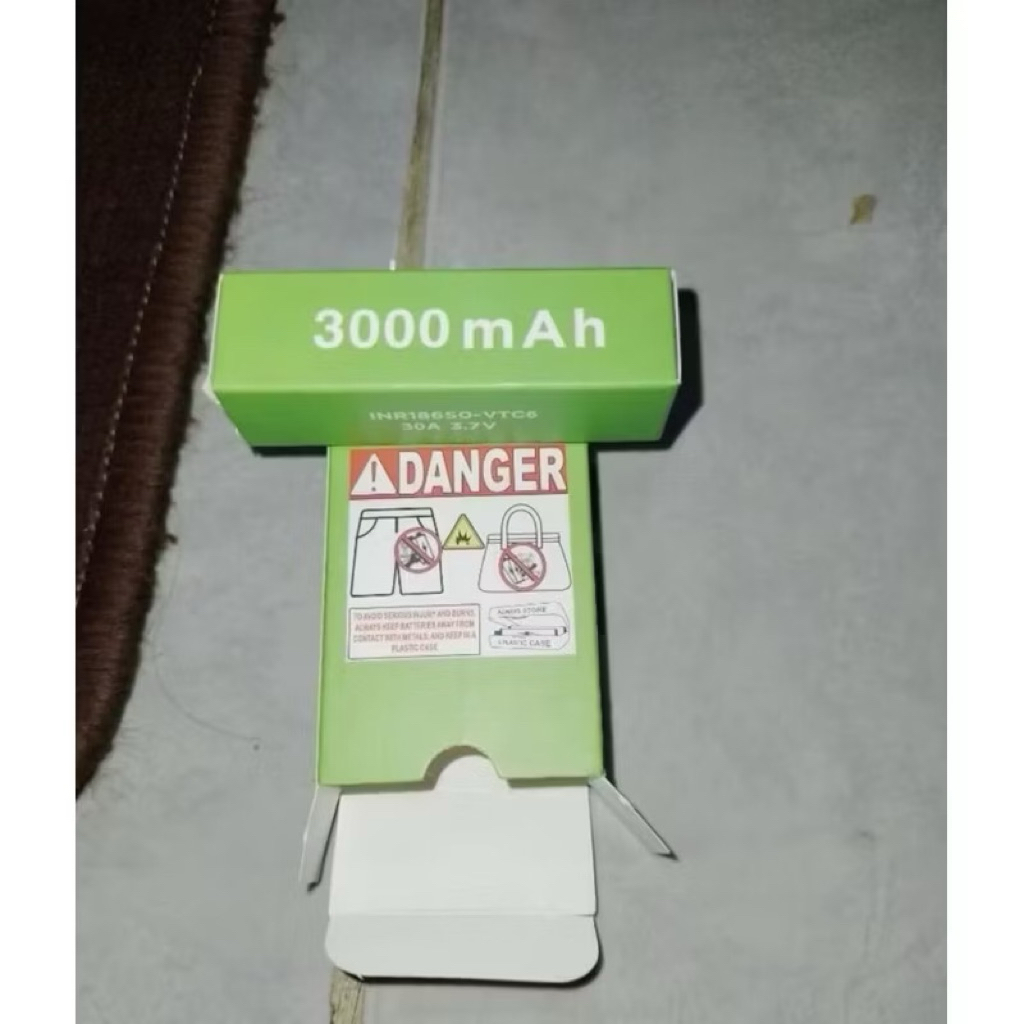 Mutiaradstore Batre Sony Vtc 6 3000Mah Batrai Sony 3000Mah Imr 18650/3,7 Amper Batre