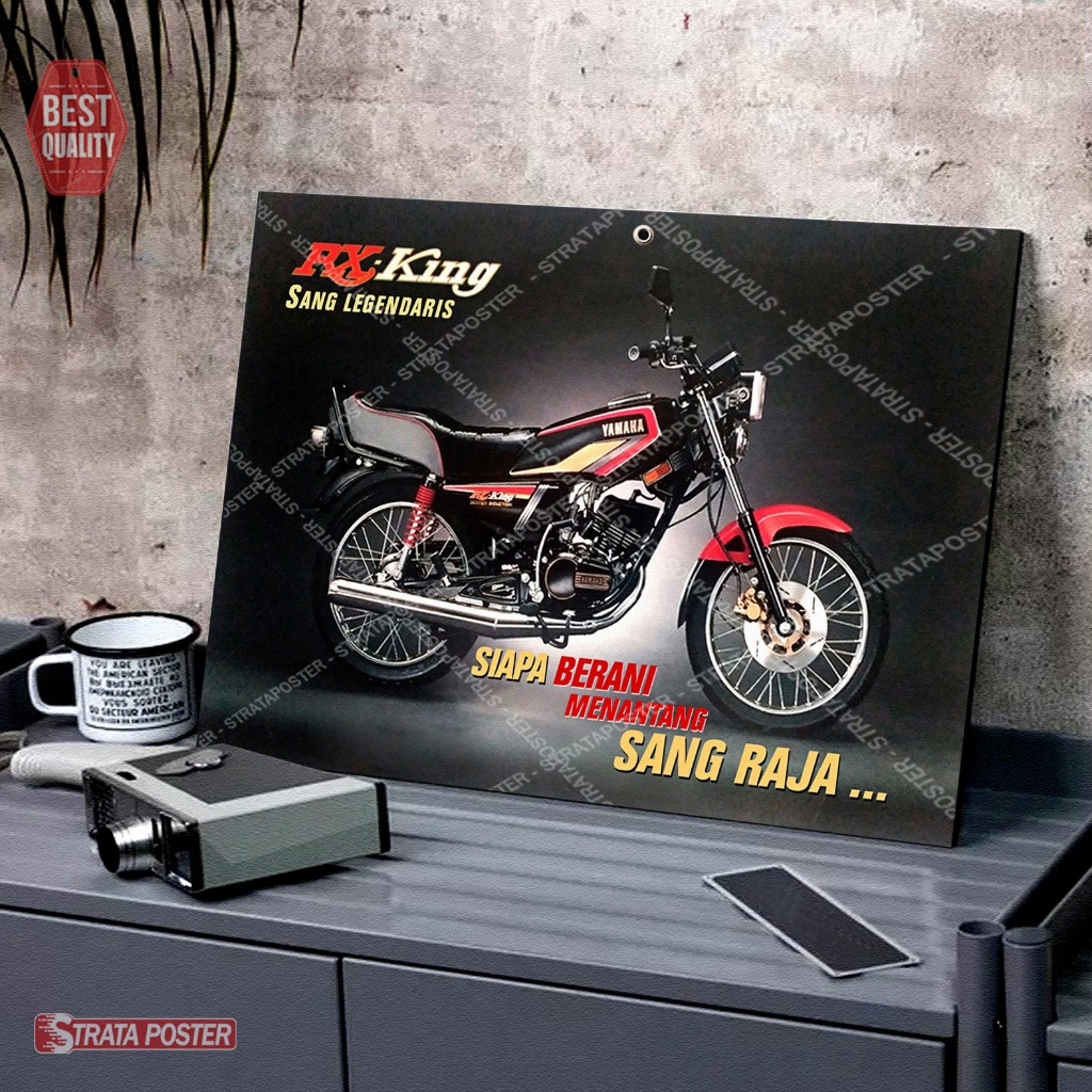 Poster Motor Yamaha RX King Dekorasi Hiasan dinding Otomotif