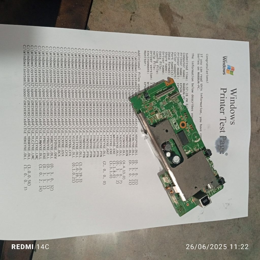 Main board Epson l310 Second