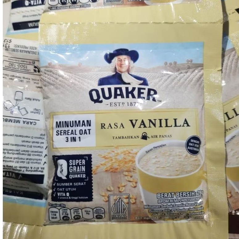 

QUAKER OAT 3IN1 Dapat 10 sachet