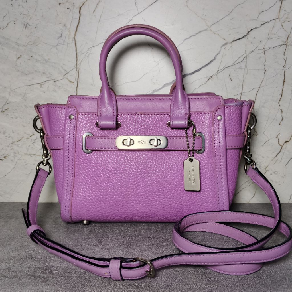 Tas Selempang Wanita Kulit Coc Lilac
