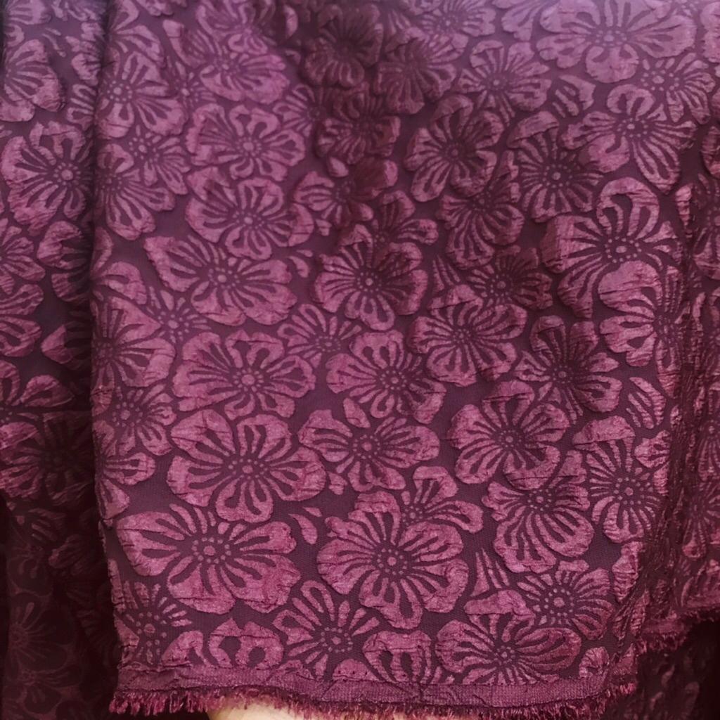 Kain Jacquard Emboss | Bahan Jacquard Emboss Premium | Kain Meteran (Harga 0,5 meter)