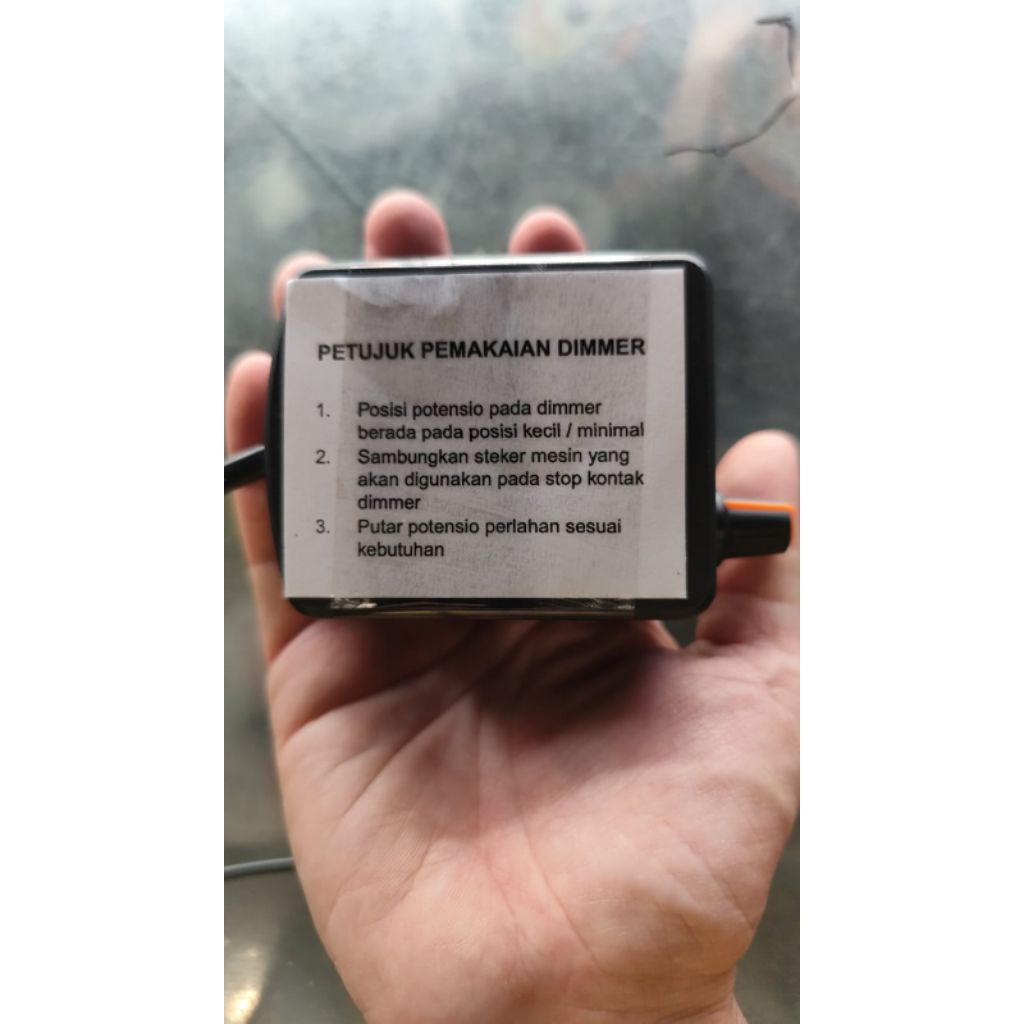 Alat pengatur kecepatan mesin bor, gerinda,ketam dll