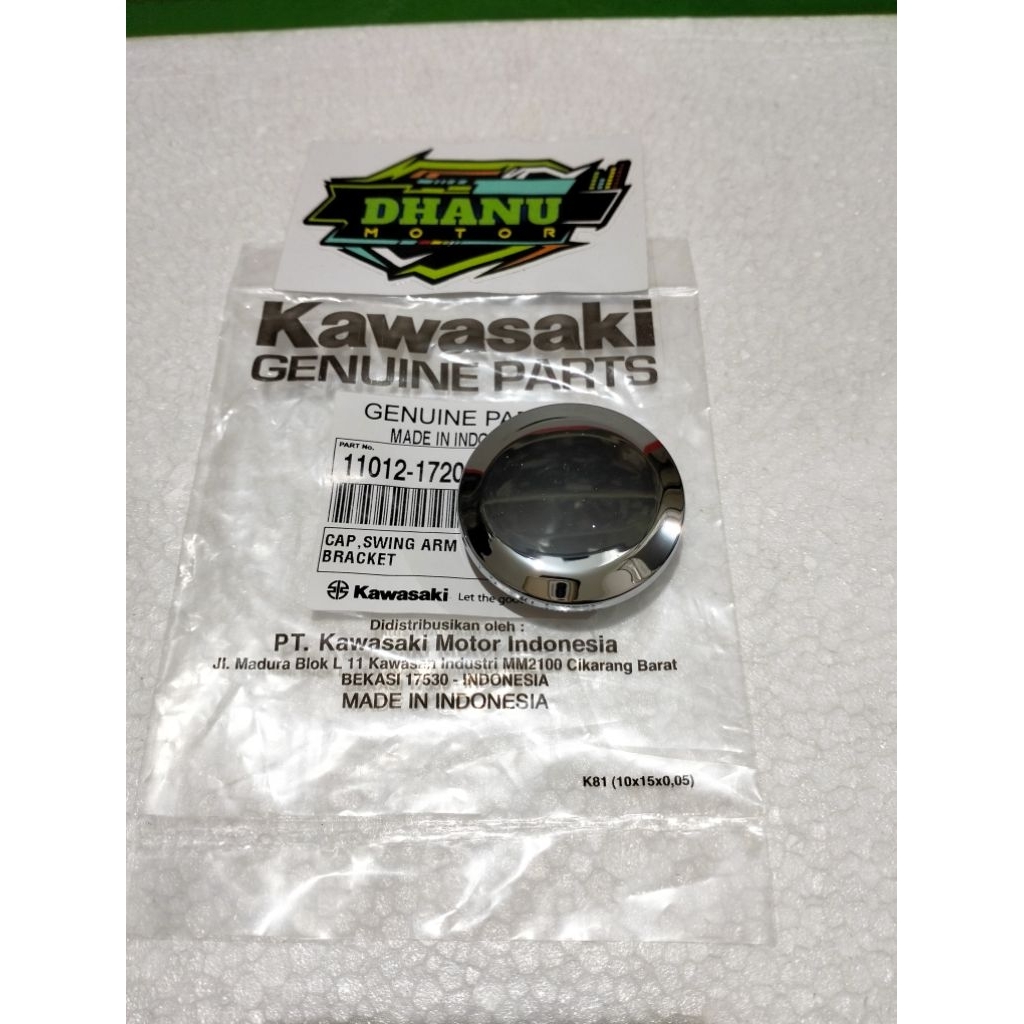 tutup cap rangka swing arm besar ninja 150 R RR PNP KLX 150 satria Fu 150 original kawasaki