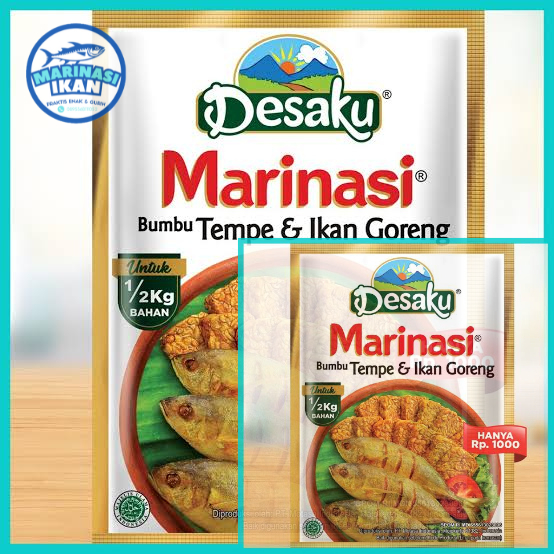 

Bumbu Marinasi Ikan/Tempe Goreng Isi 12