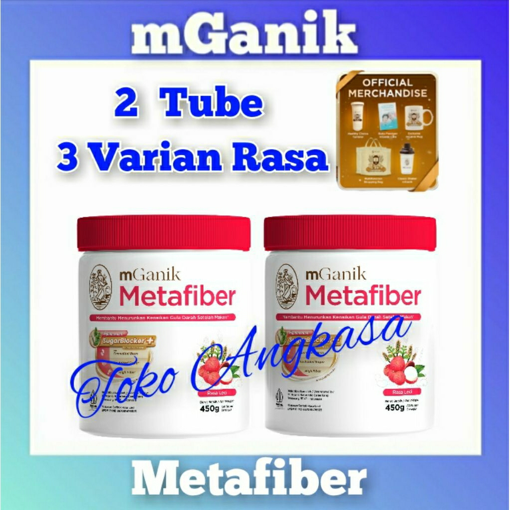 MGANIK METAFIBER 2 TUBE SUPLEMEN SERAT BUAT DIABETES ORIGINAL