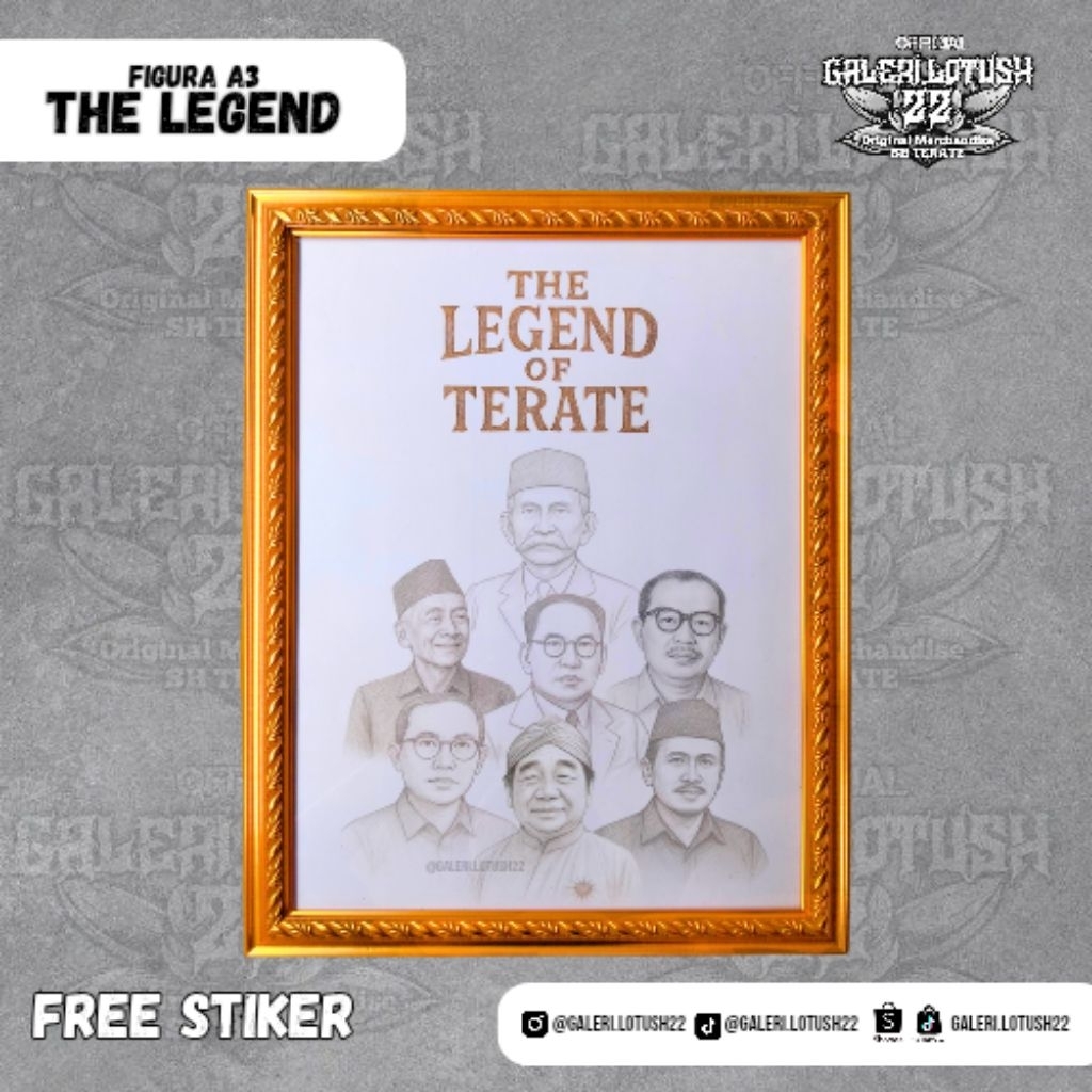 FIGURA THE LEGEND OF TERATE – Hiasan Dinding Eksklusif PSHT