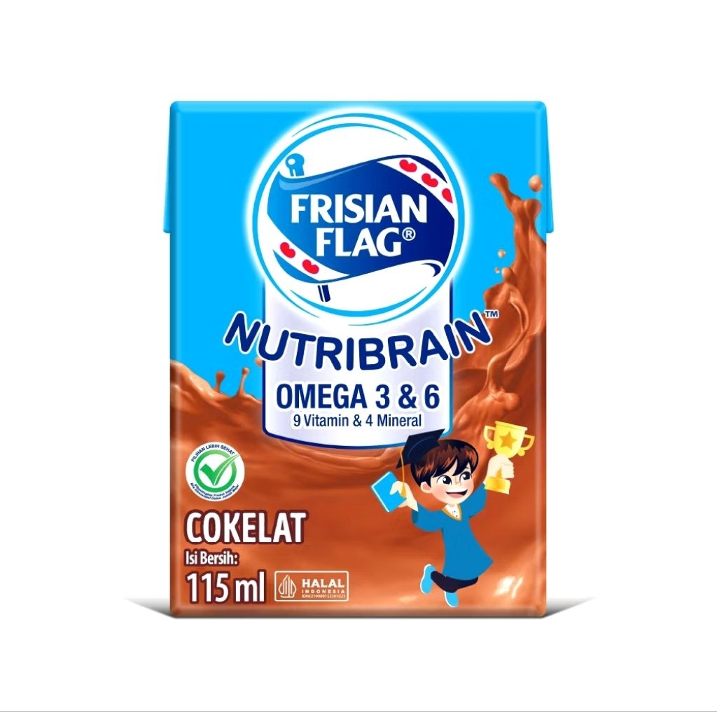 

Frisian Flag Nutribrain Susu UHT Cair Cokelat Kotal 115ml